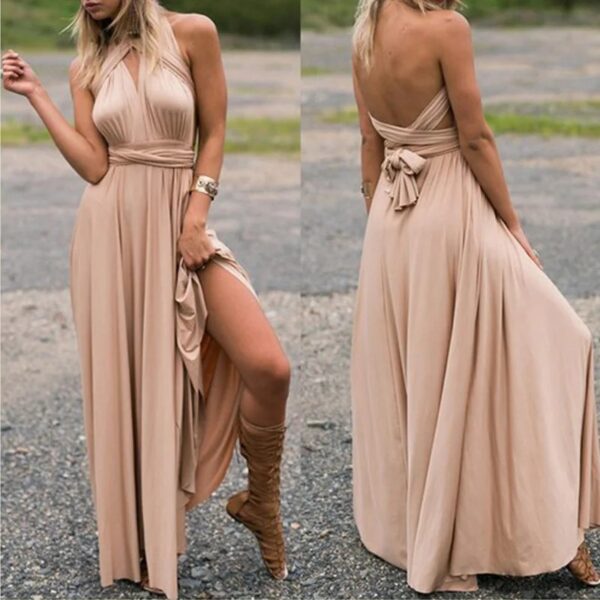 Women Multiway Wrap Convertible Boho Maxi Club