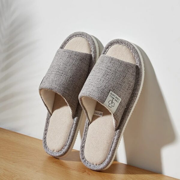 Home Linen Slippers For Men - Image 3