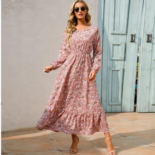 Sping Summer Bohemian Women Maxi Dress - Image 3