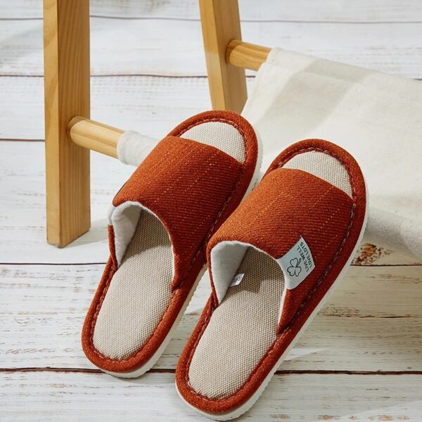 Home Linen Slippers For Men - Image 5