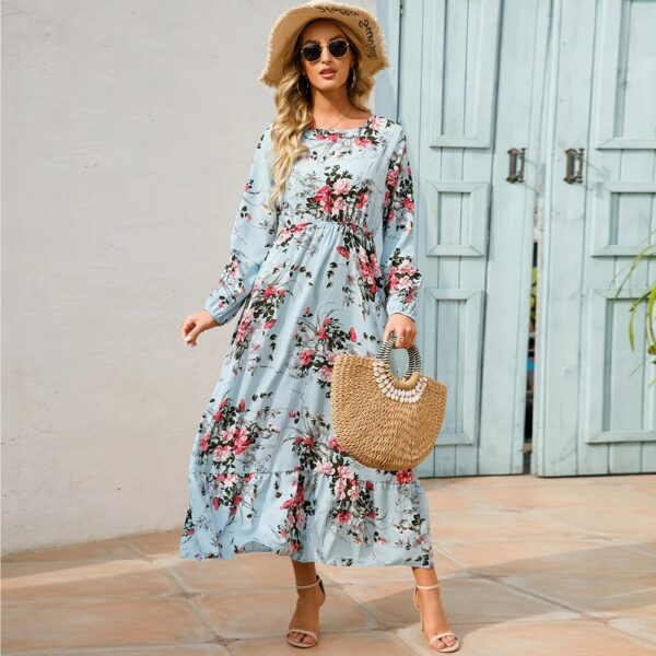 Sping Summer Bohemian Women Maxi Dress - Image 2