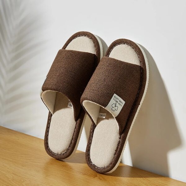 Home Linen Slippers For Men - Image 2